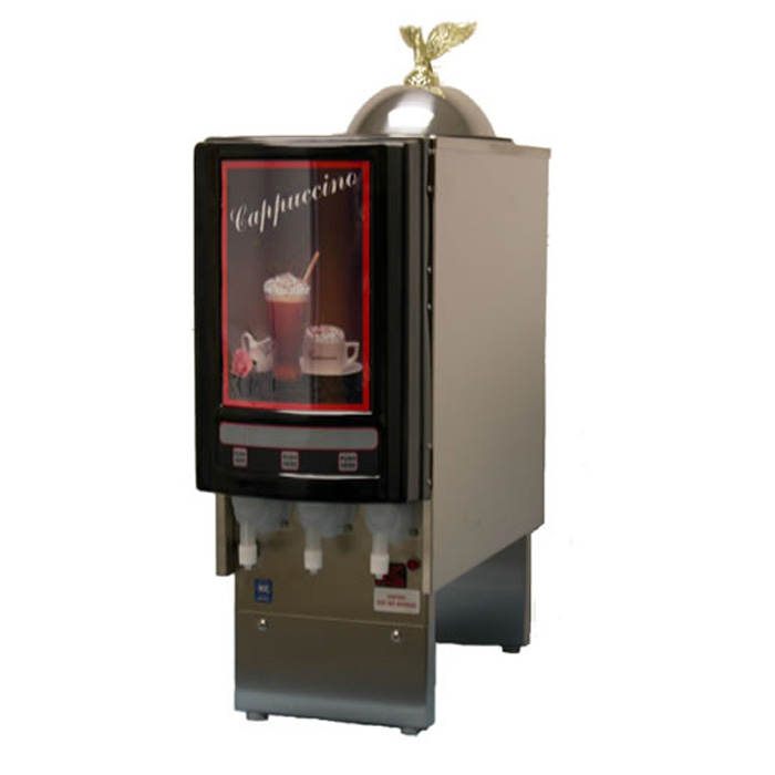 Bunn FMD-3 HOT CHOCOLATE/CAPPUCCINO Fresh Mix Dispenser with 3 Hoppers